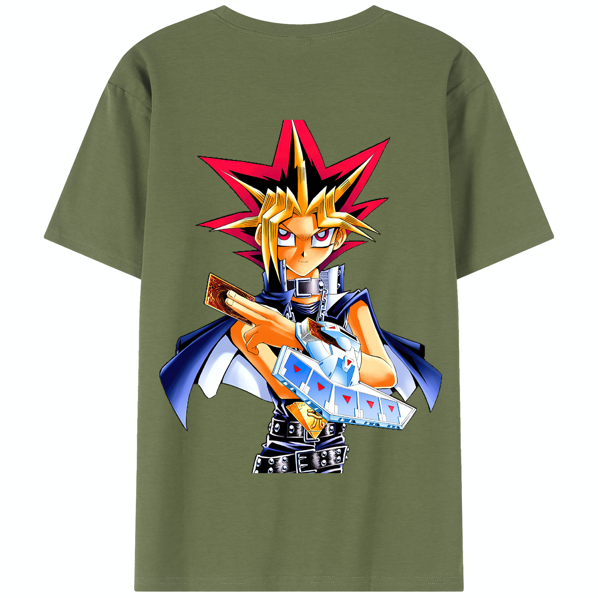 （画像用） 遊☆戯☆王 Yu-Gi-Oh! 綿100％半袖Tシャツ（背面プリント）